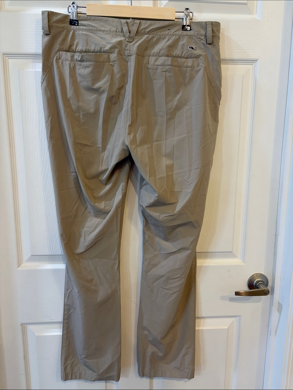Vineyard Vines by Shep & Ian Men's Quick Dry Light Tan Pants Fairway Paint - Picture 7 of 8